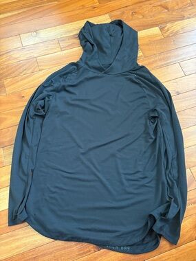 lululemon athletica Black Lightweight Hooded Shirt Jacket